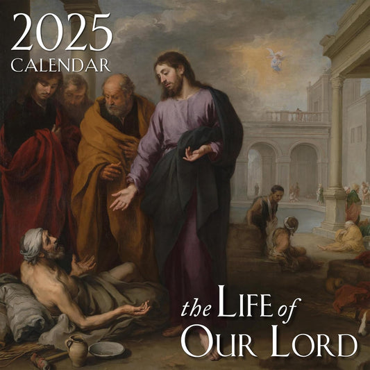 2025 TAN Wall Calendar Life of Our Lord