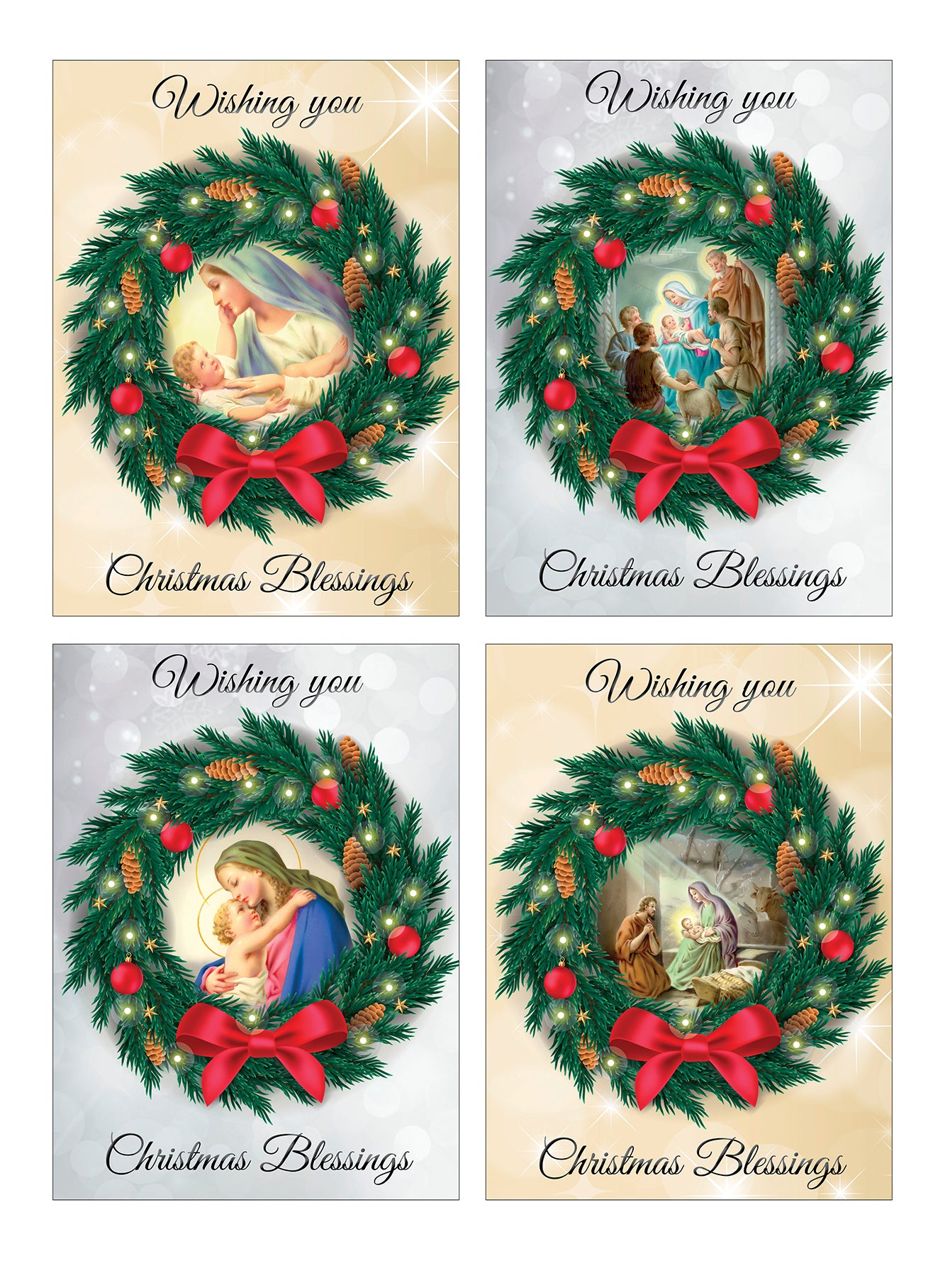 Christmas budget card 8 pack