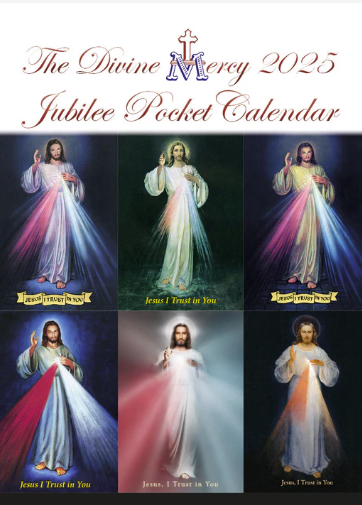 2025  Divine Mercy Pocket Calendar