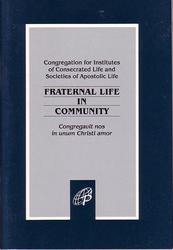 Fraternal Life in Community