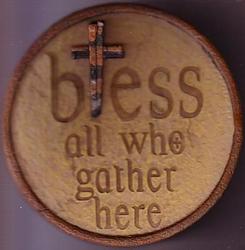 Tuscan Wall Plaque - Bless all who gather here