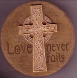 Tuscan Wall Plaque - Love never fails