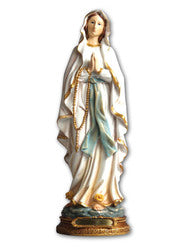 Our Lady of Lourdes Resin 
Statue 21cm