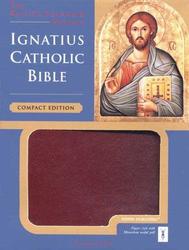 Ignatius Catholic Bible - Revised Standard Version - Compact Edition - Imitation Leather - Burgundy with Zip