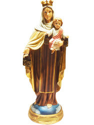 Our Lady of Mount Carmel Resin Statue 12cm