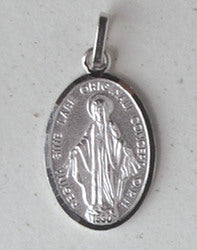 Miraculous Medal Sterling Silver 22mm - Boxed