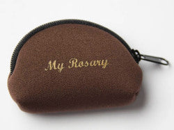 Neoprene Rosary Purse - Brown