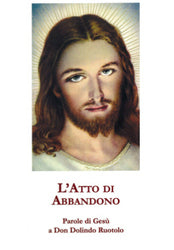 L'Atto di Abbandono - Surrender Prayer Leaflet - Italian