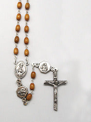 Light Wooden Rosary Beads