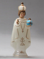 Infant of Prague Luminous Plastic Statue 15cm