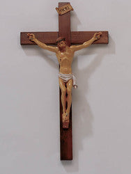 Wall Crucifix-wood 54x30cm